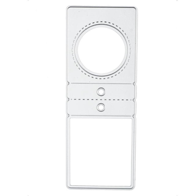 Window Tag Metal Cutting Dies Craft Mold Fold Over Mould Scrapbook Paper Punch Tag Dies Window Stencils Craft P7D3