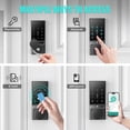 thumbnail image 4 of COBIZI Smart Lock with WiFi, Keyless Entry Door Lock with App Control, App Remote Control, Auto-Lock, Smart Deadbolt Lock, Easy Installation, IP54 Waterproof, Black, 4 of 7