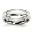 thumbnail image 1 of Stainless Steel 925 Sterling Silver Inlay 6mm Ring Man Wedding Precious Metal   For Dad Mens  For Him, 1 of 11