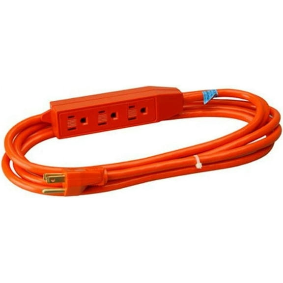 Master Electrician 04003ME 3 ft 16/3 3' Outlet Indoor Grounded Extension Cord - Quantity of 12