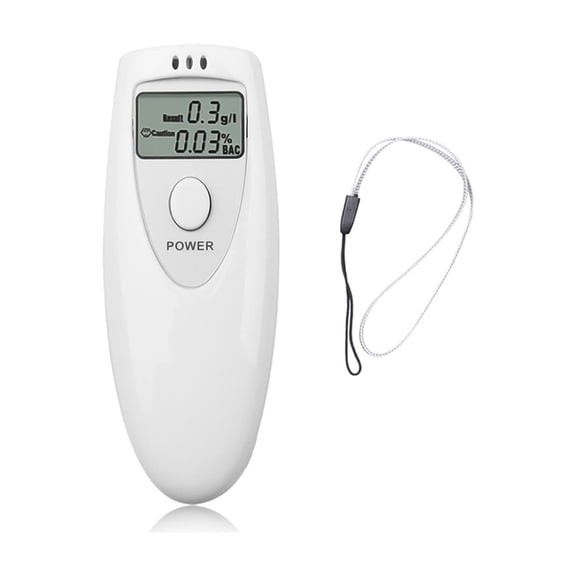 Portable Digital Alcohol Breath Tester LCD Display Inhaler Alcohol Meters Handheld Analyzer Breathalyzer Detector Test Testing ,Fast and Easy