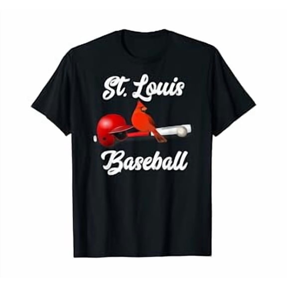 Classic St. Louis Missouri Baseball Fan Retro Vintage T-Shirt
