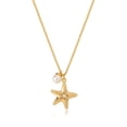 thumbnail image 1 of Collar MTMY con Colgante de Estrella de Mar y Perla con Baño de Oro, 1 of 6
