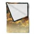 thumbnail image 2 of Marine Soft Flannel Fleece Throw Blanket, Sunset Photo with Cloudy Sky and Boats and Yatches in Marina, Cozy Plush for Indoor and Outdoor Use, 70" x 90", Orange Black Pale Yellow, by Ambesonne, 2 of 5