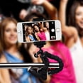 thumbnail image 1 of Trípode para teléfono, trípode flexible y trípode ajustable portátil con control remoto inalámbrico, compatible con Samsung, mini soporte para trípode de cámara para teléfono celular, 1 of 5