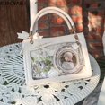 thumbnail image 2 of Bolsos de mano de moda para mujer, estilo japonés, transparente, de gran capacidad, bolso de hombro con borlas, bolso estilo Ita, bolso de uniforme Lolita Kawaii, 2 of 5