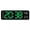 green light, variant on 1 Pcs Blue Light Digital LED Large Display Wall Desk Alarm Clock with Calendar Temperature Date for Living Room