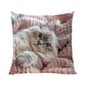 thumbnail image 2 of Uuiauoio Cat Pillow Covers 18x18, Cats Lovers Lady Gifts, Cat Gifts for Mom Mother's Day, Cats Decorative Pillow Covers for Home Bedroom Living Room Office Decor, 2 of 6