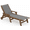 Brown, variant on SERWALL Patio Chaise Lounge Chair Set of 2, Textilene Outdoor Lounger with Wheels for Pool, Brown