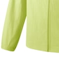 thumbnail image 5 of RKSTN Mens Jacket Sun Protection Hooded Shirt Solid Color Long Sleeve Drawstring Zip up Breathable Daily Commuting Sports Shirts with Pockets, 5 of 9