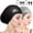 Black+Gray, variant on BUTKLNYTS Silicone Swim Cap for Women, Waterproof, Long Hair Friendly, Ear Protection, Includes Nose Clip and Earplugs