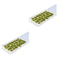 thumbnail image 4 of ZheElen 25x Simulation Cluster Green Grass for Train Scenery Decor Accessory Model Landscape Light Green 6mm 2Set, 4 of 6