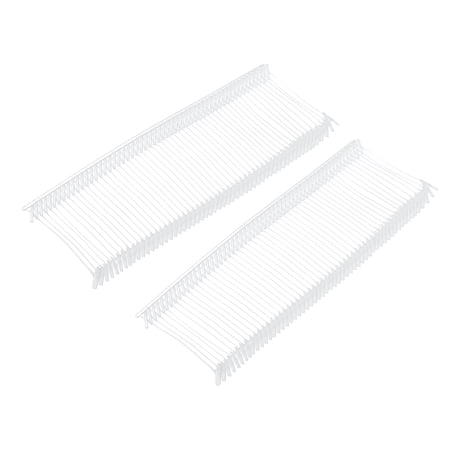 Uxcell 3000Pcs Standard Tag Gun Fasteners 1.4×0.3 Transparent Garment Tag Barbs Attachments