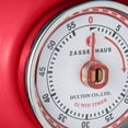 thumbnail image 3 of Zassenhaus Magnetic Retro Kitchen Timer, Classic Mechanical Cooking Timer (Red), 2.75-Inch, 3 of 5