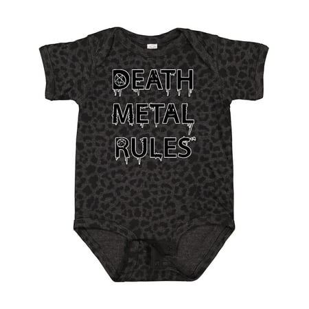 

Inktastic Death Metal T-shirt Black Gift Baby Boy or Baby Girl Bodysuit