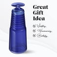 thumbnail image 7 of American Atelier Bedside Water Carafe with Tumbler Pitcher and Footed Drinking Glass, Use Cup as Lid for Carafe For Guest Room, Nightstand, Office, or Gif,Navy 32 Oz, 7 of 7