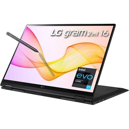 Restored LG GRAM 16" 2560X1600 TOUCH I7-1165G7 16GB 512GB SSD Stylus 16T90P-K.AAE7U1