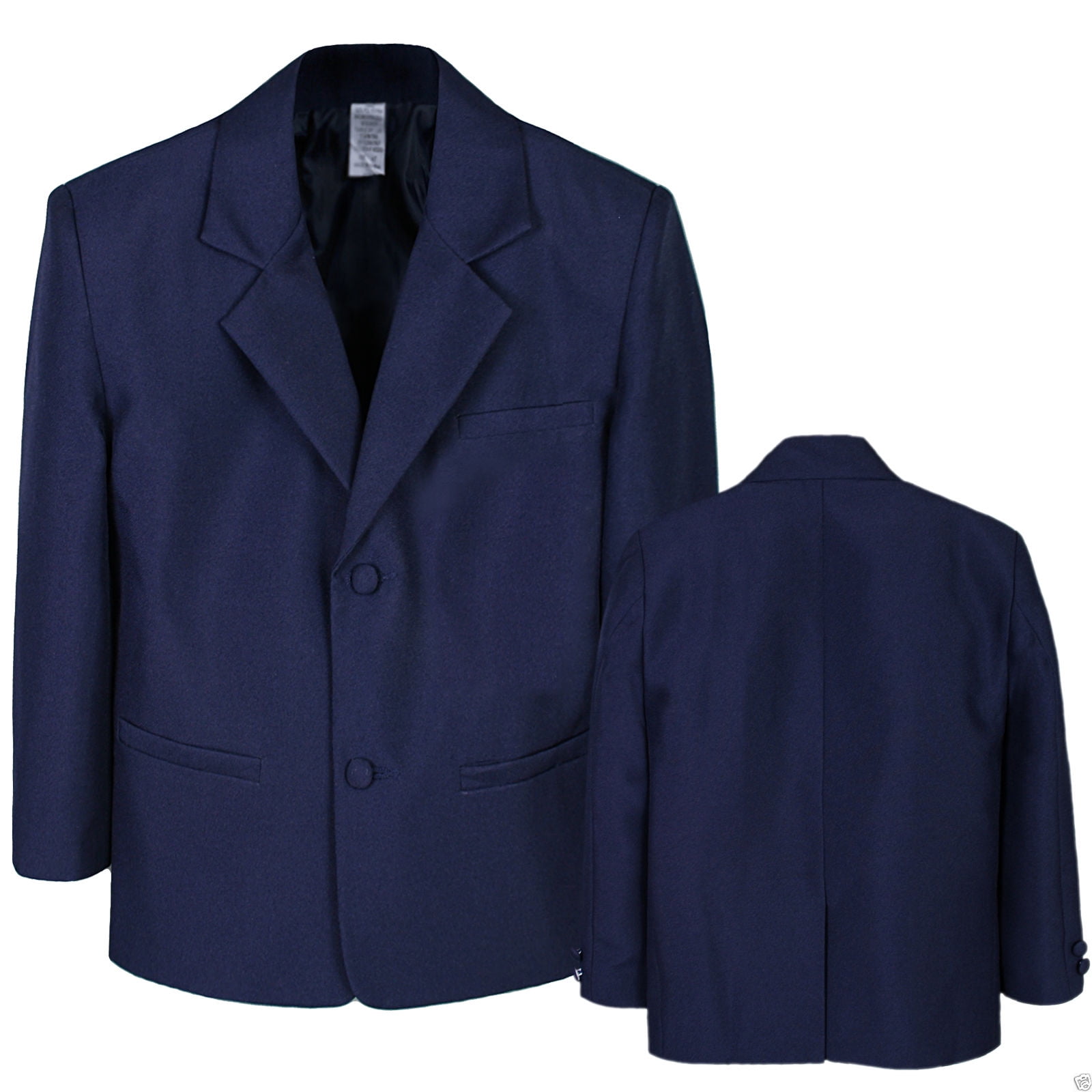 Unotux Boys Toddler Formal Wedding Party Church Navy Blue Blazer Style Jacket Coat S 7