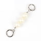 thumbnail image 2 of Cinturón de perlas Accesorios Colgantes Slima Sliver Gold imitación Perla Teléfono Correa Correas Universales Regalos de cumpleaños para mujeres de plata 2 piezas Noticed AP004771-01, 2 of 7