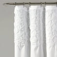 thumbnail image 2 of Lush Decor Bayview Textured Polyester Shower Curtain, 72x72, Gray, Single, 2 of 7