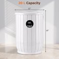 thumbnail image 3 of Costway Towel Warmer Heated Bucket with Auto Shut Off & Fragrance Tray, Timer, Child Lock White, 3 of 10