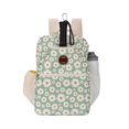 thumbnail image 4 of Tourbon Canvas Daisy Pattern Bike Rear Rack Pannier and Pickleball Racket Backpack, 4 of 12