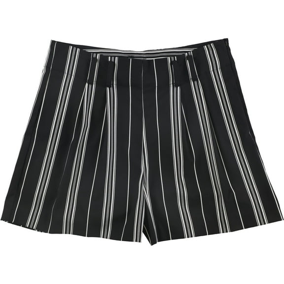 Vince Camuto Womens Paperbag Casual Walking Shorts, Black, 6