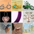 thumbnail image 2 of serony Aluminum Wire Thickness Bendable Wires Bike Easy to Use Handy Installation Durability Rust-proof for Crafts DIY purple, 2 of 9