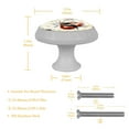 thumbnail image 5 of Ladybird Fluorescent Drawer Pulls with Screws - Round 4-Pack, Glow-in-the-Dark Knobs for Cabinets, Wardrobes, Dressers - Cupboard Handles, Fluorescence Pulls, 5 of 6