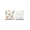 thumbnail image 1 of Easter Pillow Covers Easter Bunny Home Decoration Eggs Hunt Decorative Throw Cushion Case Set of Two Pillows, 1 of 1
