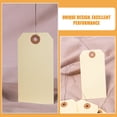 thumbnail image 3 of LEEYNEER 100 Pcs Shipping Label Labels Manila Wire Tags with Eyelets Blank for Packing Wired, 3 of 6