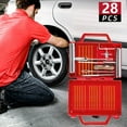 thumbnail image 4 of B Car Tire Repair Kit Motorcycle Tool Set With 28-Piece Set, Rubber Strips And Alloy Construction For Vehicle Maintenance And Emergency Repair 10X8X2In 2Lb, 4 of 7