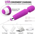 thumbnail image 4 of Cordless Wand Massager for Neck, Shoulder, and Back, Handheld Personal Body Massager Wand Provides Deep Tissue Massage with 20 Speed Vibrations, Portable, Waterproof and Rechargeable, by Belmint, 4 of 7