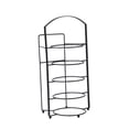 thumbnail image 4 of veasfak Dish Storage Rack Carbon Steel Multifunctional 5 Layer Preparation Dish Rack black, 4 of 9