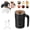Black, variant on VIVIHEYDAY 380ml Self Stirring Coffee Mug, Rechargeable Magnetic Electric Auto Mixing Stainless Steel Cup for Office/Kitchen/Travel/Home Coffee/Tea/Hot Chocolate/Milk, Pink