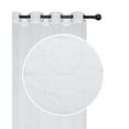thumbnail image 1 of Lurex Embroidered Sheer Panel W 8 Grom (Diamond) (White) (96") - Set of 2, 1 of 1