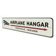 thumbnail image 4 of Airplane Hangar Novelty Decor, Metal Wall Sign - 4x18 Inches, 4 of 4