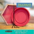 thumbnail image 6 of Pennington Red Cedar 2 in 1 Wild Bird Bath and Wild Bird Feeder, 4 lb. Capacity, 6 of 16