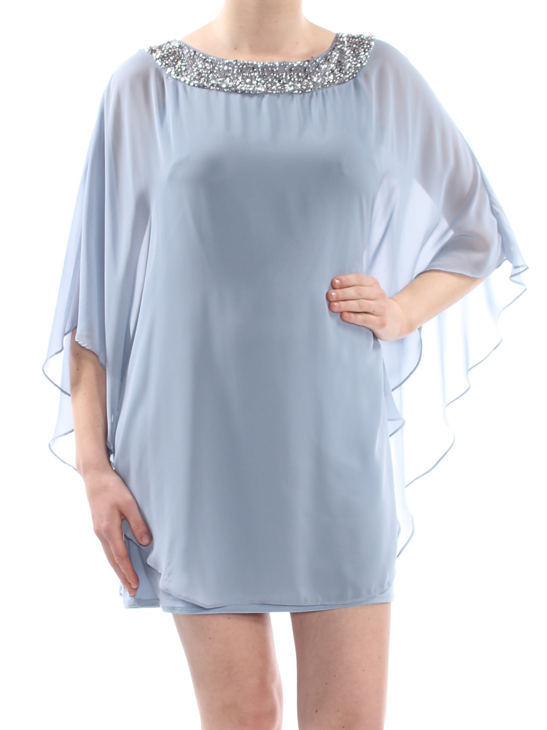 xscape light blue dress