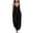 Black, variant on Jumpsuits for Women Deep V Neck Zip Up Spaghetti Strap Loose Fit Overalls Wide Leg Casual Summer Jumpsuit with Pockets Pink XL