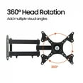 thumbnail image 6 of 20 °   tiltable TV Wall Mount Bracket 360 °   Rotated Holder Universal TV Mount for 14 to 37 Inch Computer LCD LED Monitor Tablet PC, 6 of 8