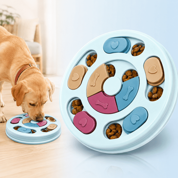 Ustris Dog Puzzle Toys, Interactive Dog Game, Dog Enrichment Toys for Puppy Mentally Stimulating Treat Dispenser Dog Treat Puzzle Feeder for Dogs Treat Training
