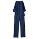 thumbnail image 1 of Ploknplq Jumpsuits for Women,Jogging Suits for Women Plus Size,Lounge Sets for Women,Pocket Long Sleeved Shirt Tie Up Long Pants Set,Matching Sets Women Clothing,Track Suits for Women Set Blue 1 S, 1 of 4