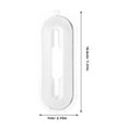 thumbnail image 4 of Shisuyan Abs Range Hood Light Cover For Kitchen Use 4Pcs 7.3X2.8X0.4In, 4 of 9