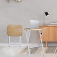 thumbnail image 2 of Medallion 2pcs Tray Table Set - Natural/White, 2 of 6