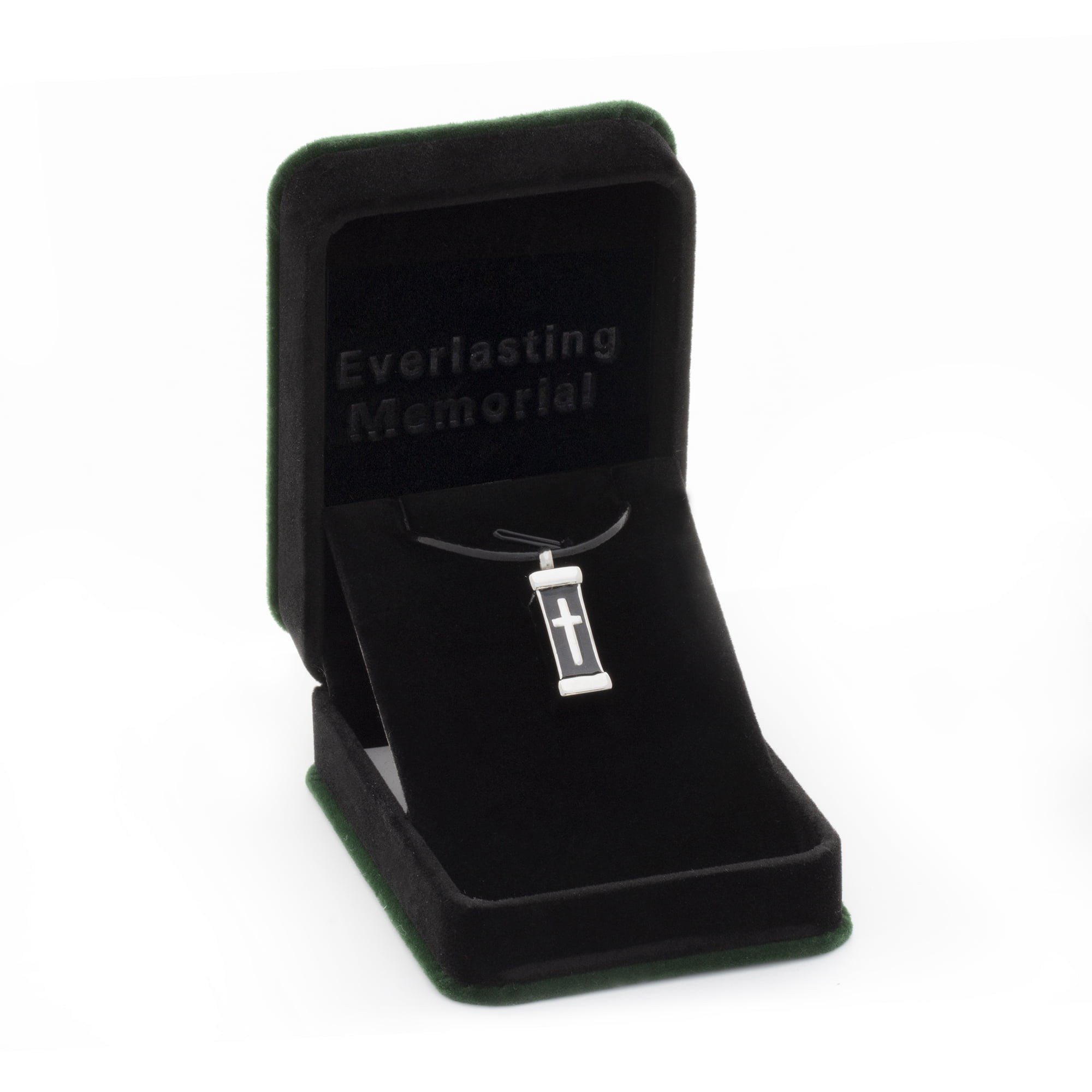 Free Engraving Personalized Boxed Urn Cross Memorial Necklace Engravable Urn Ashes Holder Cremation Jewelry Free Funnel Kit and Velvet Jewelry Box Ship Next Day