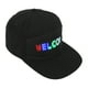 thumbnail image 2 of Gorra LED programable Bling Bling editable con control por APLICACIÓN Bluetooth color negro, 2 of 12