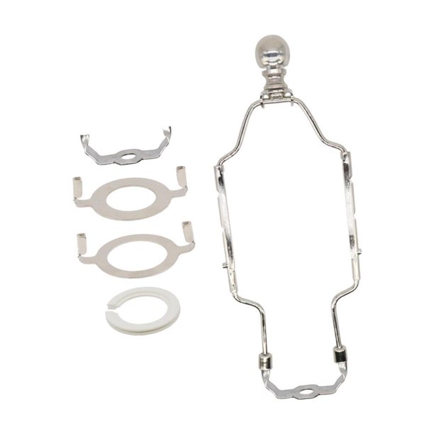 Arpa de lámpara DIY Repuestos de arpa de lámpara Kit de soporte de arpa de lámpara Pantalla de lámpara profesional argén