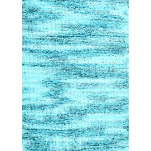 Ahgly Company Indoor Rectangle Abstract Light Blue Contemporary Area Rugs, 5' x 8'