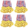 thumbnail image 1 of Paquete de 120 Medallas de Premio de Plástico Dorado para Niños, Perfectas para Deportes, Competiciones y Regalos de Fiesta, 1 of 5
